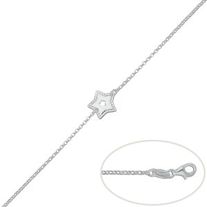 Pulsera plata 925 estrella