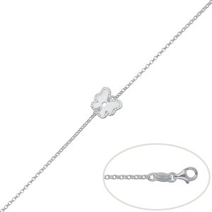 Pulsera plata 925 mariposa