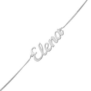 Pulsera plata 925 nombre