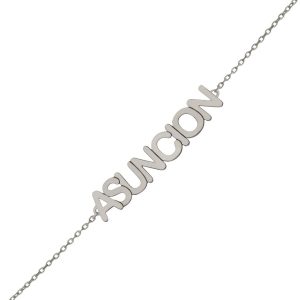 Pulsera plata 925 nombre