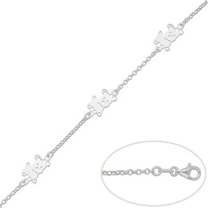 Pulsera plata 925 perros