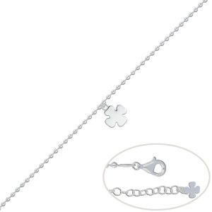 Pulsera plata 925 trebol
