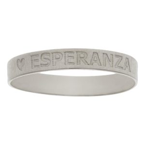 Sortija plata 925 corazón + nombre