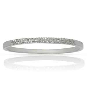 Anillo compromiso oro blanco 18Kl - Hestia