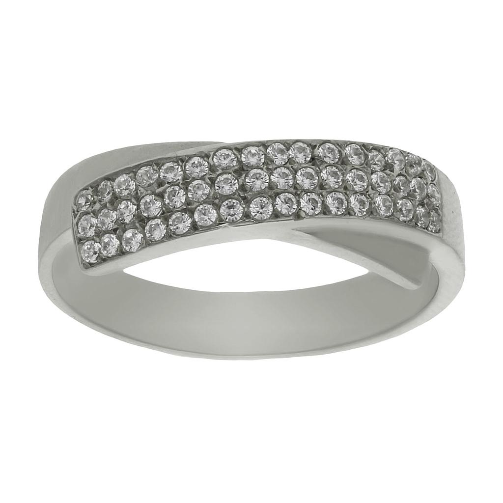 Anillo compromiso oro blanco 18kl 48 diamantes - Rea Anillo compromiso oro blanco 18kl 48 diamantes - Rea