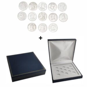 Arras plata papas 21mm con estuche