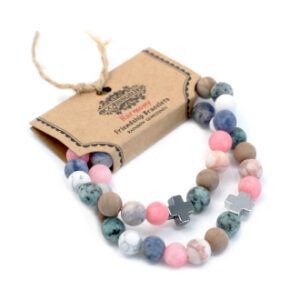 2 pulseras piedras preciosas amistad - Armonía