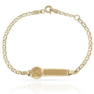 Esclava bebe oro 18kl elefante