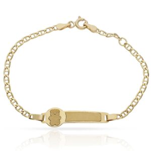Esclava bebe oro 18kl oso