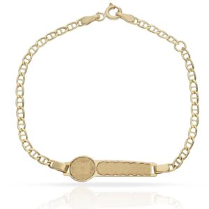 Esclava bebe oro 18kl reloj