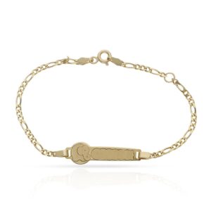 Pulsera bebe 3x1 oro 18kl elefante