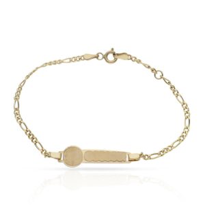 Pulsera bebe 3x1 oro 18kl reloj