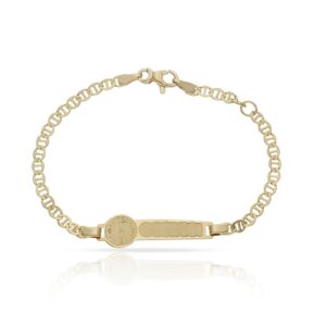 Pulsera bebe ancla oro 18kl reloj