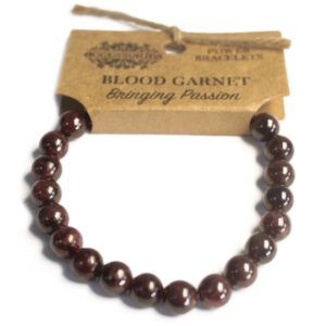 Pulsera de energía - Granate de sangre
