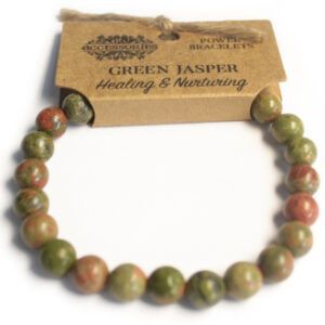 Pulsera de energía - Jaspe verde