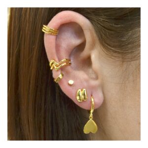 Pendiente Ear cuff doble - Lys 13mm foto