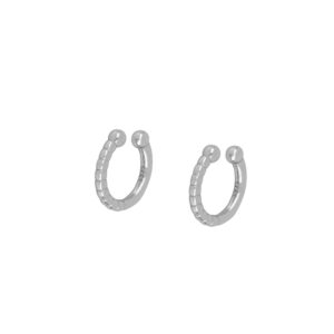 Pendiente Ear cuff plata – Eden 13mm rodiada Pendiente Ear cuff plata - Eden 13mm rodiada