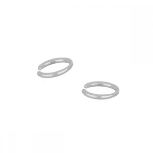 Pendiente Ear cuff plata - Nexa 9x1.2mm rodiada