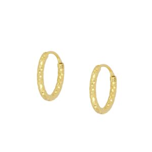 Pendiente aro plata rugoso – Opia 2 medidas 14mm Pendiente aro plata rugoso - Opia 2 medidas 14mm