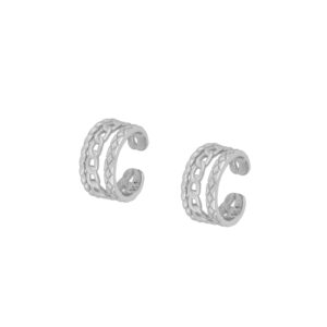 Pendientes Ear cuff – Aria 12mm rodiada Pendientes Ear cuff - Aria 12mm rodiada