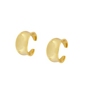 Pendientes Ear cuff - Dara 7.5mm bañada oro