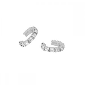 Pendientes Ear cuff circnotas – Cira 9mm rodiada Pendientes Ear cuff circonitas - Cira 9mm rodiada