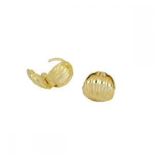 Pendientes aro plata – Celestia 11x10mm bañado oro Pendientes aro plata - Celestia 11x10mm bañado oro