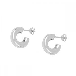 Pendientes aro plata – Electra 16 o 20mm rodiada Pendientes aro plata - Electra 16 o 20mm rodiada