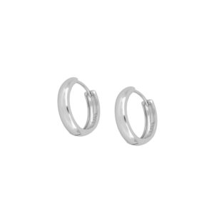 Pendientes aro plata – Flora 21 o 14mm rodiado Pendientes aro plata - Flora 21 o 14mm rodiado