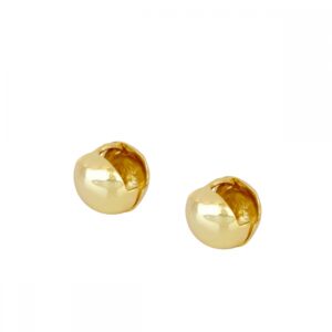 Pendientes aro plata – Rhea 10mm bañado oro Pendientes aro plata - Rhea 10mm bañado oro
