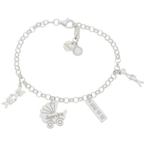 Pulsera MI vida plata - Papas