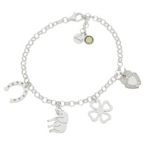 Pulsera Mi vida plata - De la suerte