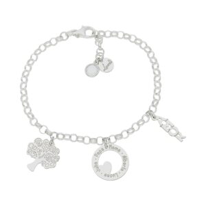 Pulsera Mi vida plata - Familia