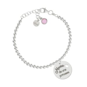 Pulsera Mi vida plata - Mama princesa