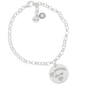 Pulsera Mi vida plata - Pedacitos de mi
