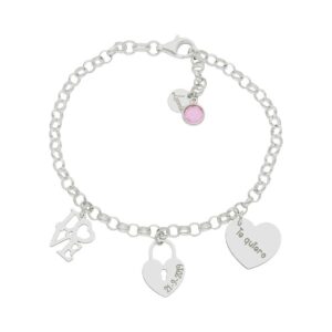 Pulsera Mi vida plata - Te quiero