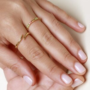 Anillo abierto plata - Orlena foto