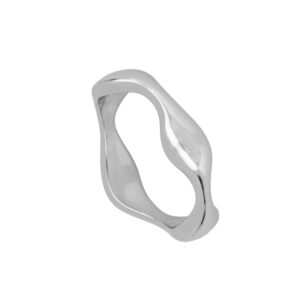 Anillo plata eliptico Valira rodiada Anillo plata eliptico Valira rodiada