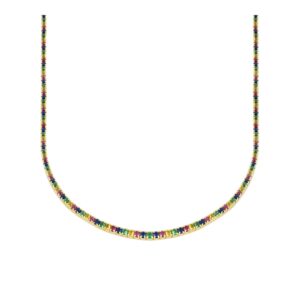 Choker plata circonitas 1.75mm (3 modelos) multiccolor Choker plata circonitas 1.75mm (3 modelos) multiccolor