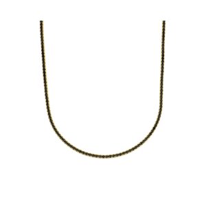 Choker plata circonitas 1.75mm (2modelos) negro