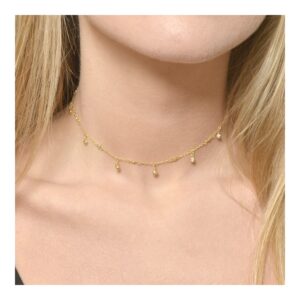 Choker plata circulos circonitas – Zara foto Choker plata circulos circonitas - Zara foto