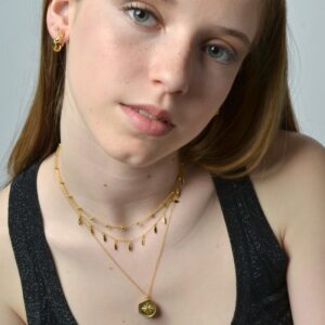 Choker plata con bolas Ozaru foto Choker plata con bolas Ozaru foto
