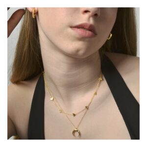 Choker plata lunas - Ryze 6x4mm foto