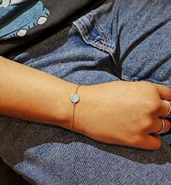foto modelo pulsera plata smile azul foto modelo pulsera plata smile azul