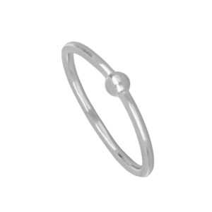 Anillo basico plata bola 3mm -Galira brillante Anillo basico plata bola 3mm -Galira brillante