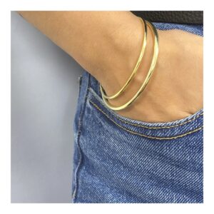 Brazalete plata ley Beta 3mm foto Brazalete plata ley Beta 3mm foto