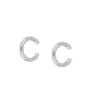Ear cuff aro plata - Snips 14mm brillante