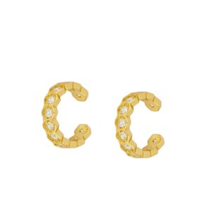 Pendiente ear cuff plata circonitas – Nemo bañada oro Pendiente ear cuff plata circonitas - Nemo bañada oro