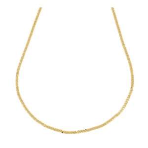 Choker cadena plata - Noxus bañada oro
