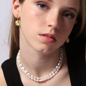 Collar plata 925 perlas de 6-7mm foto Collar plata 925 perlas de 6-7mm foto